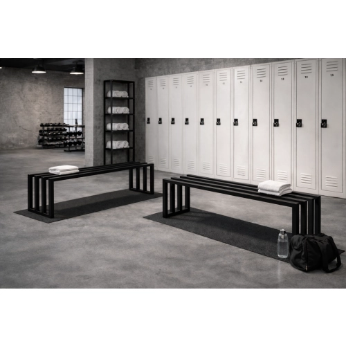 Ławka Metalowa Loft LM-103 Kolor Czarny Rozmiary od 50 cm do 200 cm